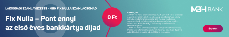 MBH bank - Fixnulla bankkártya